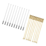 Maxbell 20 Piece Long Stick Needle Plug Lapel Hat Scarf Brooch Boutonniere Pins