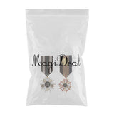 Maxbell 2 Pieces Fabric Medal Pendant Badge Men Women Cospaly Uniform Brooch Pin