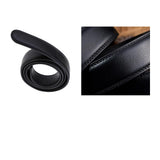 Maxbell Men's Casual Formal Automatic Waist Strap Belt Slide Waistband No Buckle