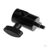 Maxbell 2Pieces 5/8 Inch (16mm) Receiver with 1/4 Inch-20 Thread Rapid Adapter Mount