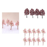 Maxbell Model Tree Train Pink Flowers Set Fuchsia Model Tree Scenery Landscape OO HO