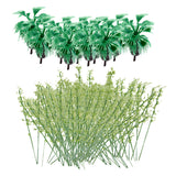 Maxbell 110Pcs Model Bottle Palm Trees Model Bamboo Trees Train Landscape Layout