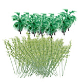 Maxbell 110Pcs Model Bottle Palm Trees Model Bamboo Trees Train Landscape Layout