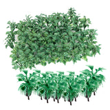 Maxbell Mini Model Bottle Palm Trees Model Ground Cover Grass With Crushed Leaves