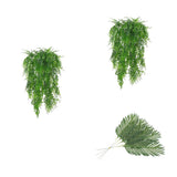 Maxbell 7Pcs Artificial Weeping Ivy Vines Palm Leaves Hanging Decor