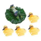 Maxbell Floating Duck Lotus Leaf Lying Frog Ornament Hunting Decoy Garden Pond Decor