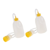 Maxbell 2 Pieces 1700ml Reusable Male Bed Pee Urinal Bottle Night Drainage Container