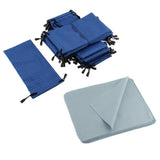 Maxbell 20 Pieces Eyeglasses Sunglasses Storage Bag Pouch Microfiber Glasses Cloth