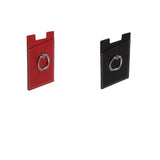 Maxbell 2 Pcs PU Leather Cell Phone Card Holder with Ring Stand Sticker Adhesive