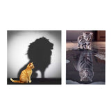 Maxbell 2 Set Cat Tiger Lion DIY 5D Diamond Painting Embroidery Cross Stitch Kit