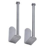 Maxbell 2pcs Stainless Steel Hanger Clip Organizer Paper Tissue Holder Stand