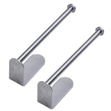 Maxbell 2pcs Stainless Steel Hanger Clip Organizer Paper Tissue Holder Stand