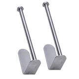 Maxbell 2pcs Stainless Steel Hanger Clip Organizer Paper Tissue Holder Stand