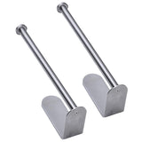 Maxbell 2pcs Stainless Steel Hanger Clip Organizer Paper Tissue Holder Stand