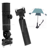 Maxbell 2pcs Golf Cart Adjustable Umbrella Holder Stand Clamp for Bike Stroller