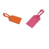 Maxbell 2 Packs PU Travel Luggage Tags Name ID Address Holder Suitcase Luggage Label