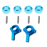 Maxbell Steering Cup Arm+Wheel Hub Hex Drive Adapter for 1/18 A949 A959 A969 A979