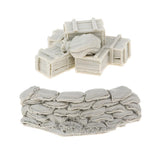 Maxbell 1/35 Resin Model Scene Accessories Sandbags Wall Ammunition Boxes & Bags