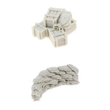 Maxbell 1/35 Resin Model Scene Accessories Sandbags Wall Ammunition Boxes & Bags