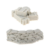 Maxbell 1/35 Resin Model Scene Accessories Sandbags Wall Ammunition Boxes & Bags