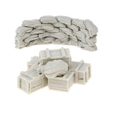 Maxbell 1/35 Resin Model Scene Accessories Sandbags Wall Ammunition Boxes & Bags