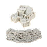Maxbell 1/35 Resin Model Scene Accessories Sandbags Wall Ammunition Boxes & Bags