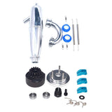 Maxbell 14T Gear Flywheel Assembly Bearing Clutch+Exhaust Pipe Tubing for 1/8 RC Car