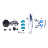 Maxbell 14T Gear Flywheel Assembly Bearing Clutch+Exhaust Pipe Tubing for 1/8 RC Car