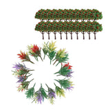 Maxbell 1/100 Scale Model Trees with Flowers and Model Ground Cover Flowering Plants