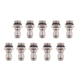 Maxbell 10pcs Pressure Washer Sprayer Coupling Adapter Quick Coupler Snow Foam Lance