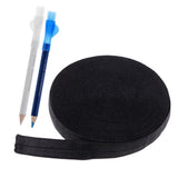 Maxbell 10 Meters Elastic Band Sewing Trims 15mm Width + 2Pcs Tailor Chalk Pencil