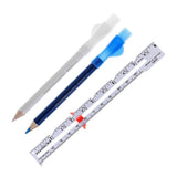 Maxbell 2Pcs Tailors Chalk Pen Pencil For Sewing Dressmakers + 1Pcs Sewing Gauge