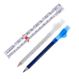 Maxbell 2Pcs Tailors Chalk Pen Pencil For Sewing Dressmakers + 1Pcs Sewing Gauge