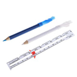 Maxbell 2Pcs Tailors Chalk Pen Pencil For Sewing Dressmakers + 1Pcs Sewing Gauge