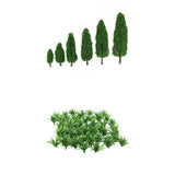 Maxbell Model Cypress Trees Mini Sword Grass Scenery Layout Landscape
