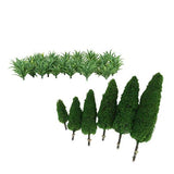 Maxbell Model Cypress Trees Mini Sword Grass Scenery Layout Landscape