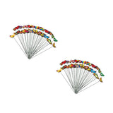 Maxbell 100Pcs Garden Yard Planter Butterfly Stakes Dragonfly Decoration Butterfly