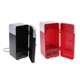 Maxbell Portable 5V USB LED Fridge Heat and Cool Dual Use Refrigerator Black + Red