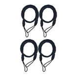 Maxbell 2 Pairs  Rope Curtain Drape Tiebacks Tassel Living Room Bedroom Black