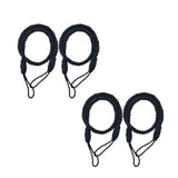Maxbell 2 Pairs  Rope Curtain Drape Tiebacks Tassel Living Room Bedroom Black