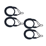 Maxbell 2 Pairs  Rope Curtain Drape Tiebacks Tassel Living Room Bedroom Black