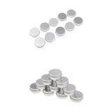 Maxbell 20pcs Aluminium Lip Balm Tin Pots Cosmetic Cream Jars Bottle Container