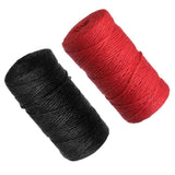 Maxbell 2 Rolls Natural Jute Rope Burlap Twine String Rope Cord DIY Photo Wall Decor