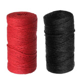 Maxbell 2 Rolls Natural Jute Rope Burlap Twine String Rope Cord DIY Photo Wall Decor