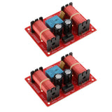 Maxbell 2 Pieces 3 Way Speaker Crossover Audio Filter Frequency Divider for Car Home