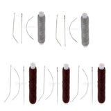 Maxbell 5 Pieces Cotton Hair Track Weft Weaving Sew Decor Thread for Hair Extensions