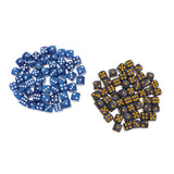 Maxbell 100Pieces D6 Round Corner Dotted Dice 16mm for Dungeons and Dragons   TRPG