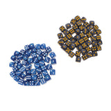 Maxbell 100Pieces D6 Round Corner Dotted Dice 16mm for Dungeons and Dragons   TRPG