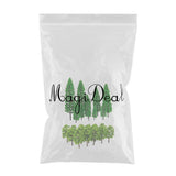 Maxbell 30Pieces Green Model Trees 1/150 HO N Layout Train Railway Scenery Building