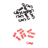 Maxbell Set 20 pcs Cycle Bike MTB Brake Cable S Style Clips House Hose Guides Black